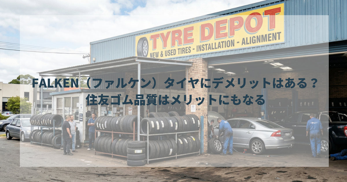 FALKEN（ファルケン）タイヤにデメリットはある？住友ゴム品質はメリットにもなる