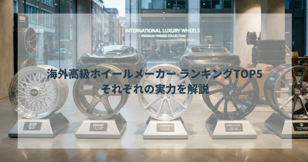 海外高級ホイールメーカー ランキングTOP5——それぞれの実力を解説