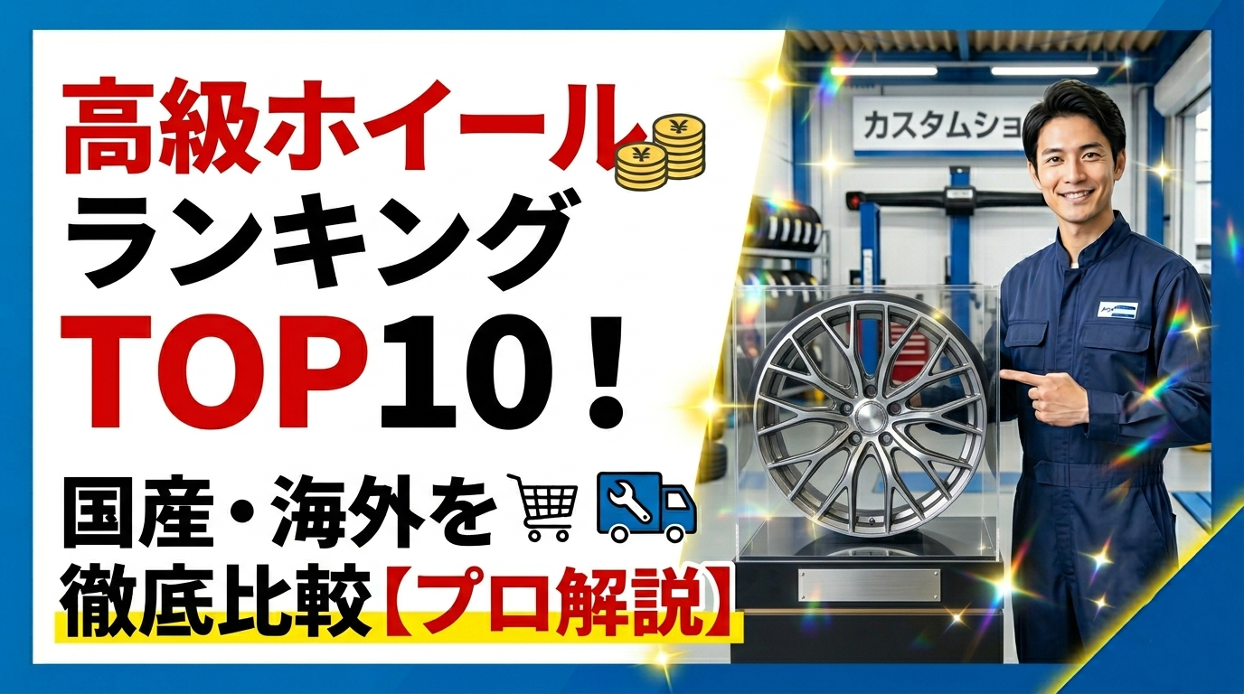 高級ホイールランキングTOP10！国産・海外を徹底比較【プロ解説】