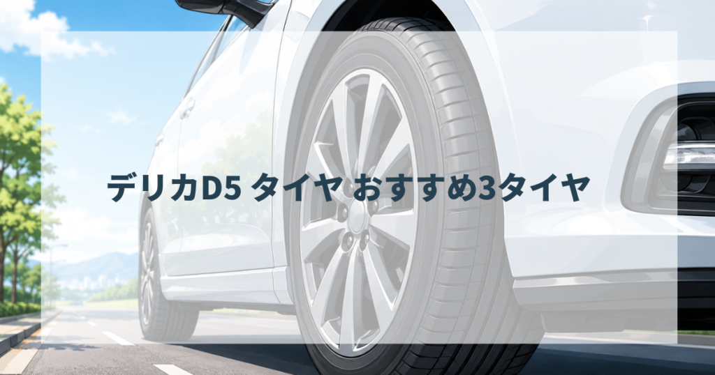 デリカD5 タイヤ おすすめ3タイヤ